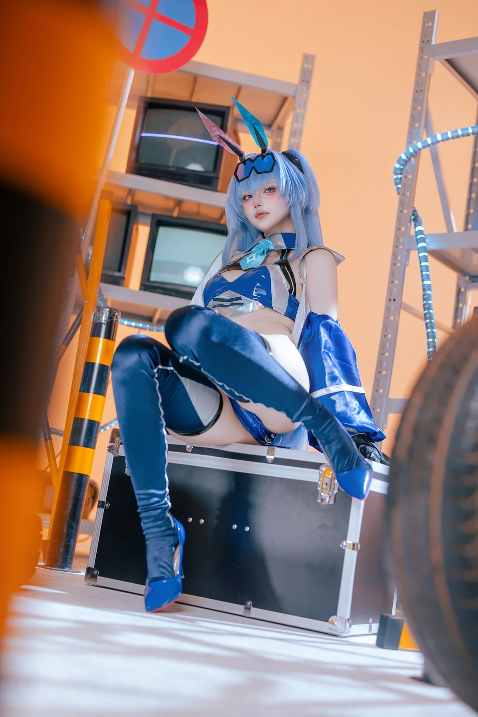 屿鱼 - No.082 碧蓝航线 花园赛车服 [82P-792MB] tg@simisebaisi 【丝足阁】013.webp